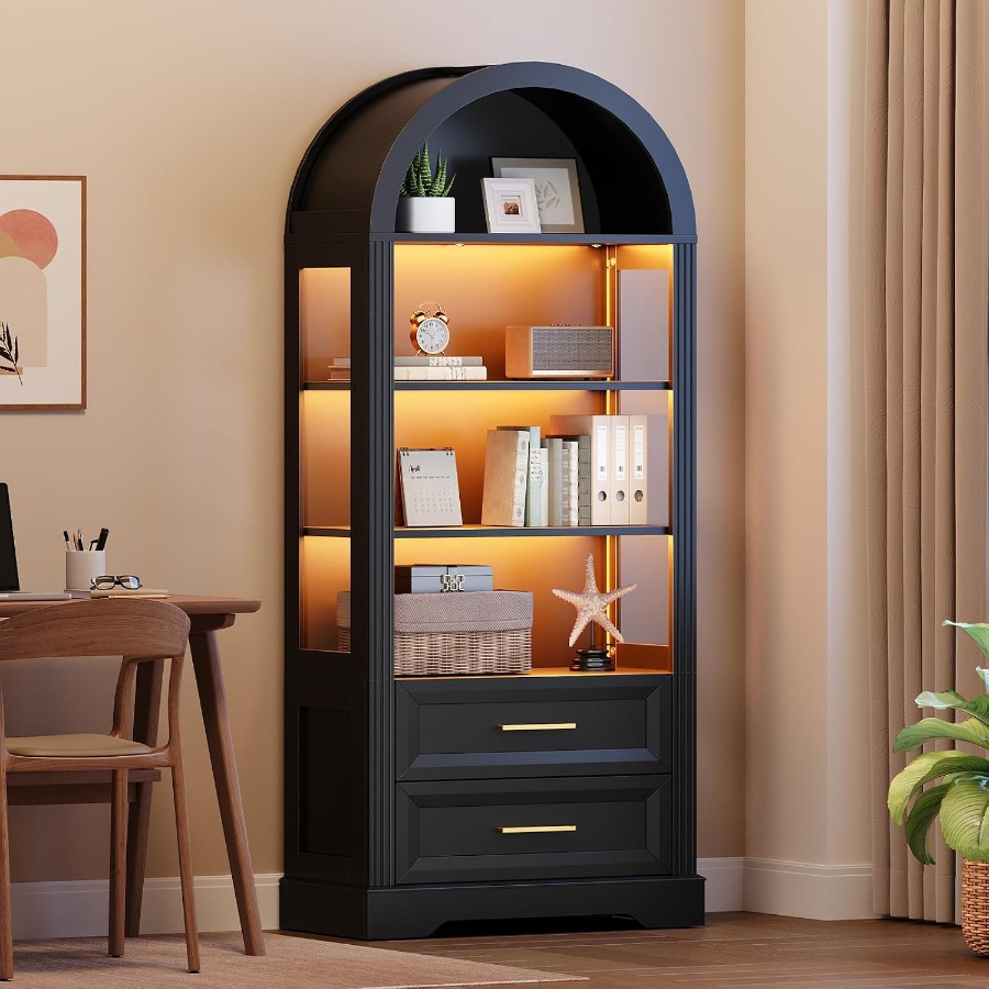 Books - Vetrina, Libreria Alta ad Arco con