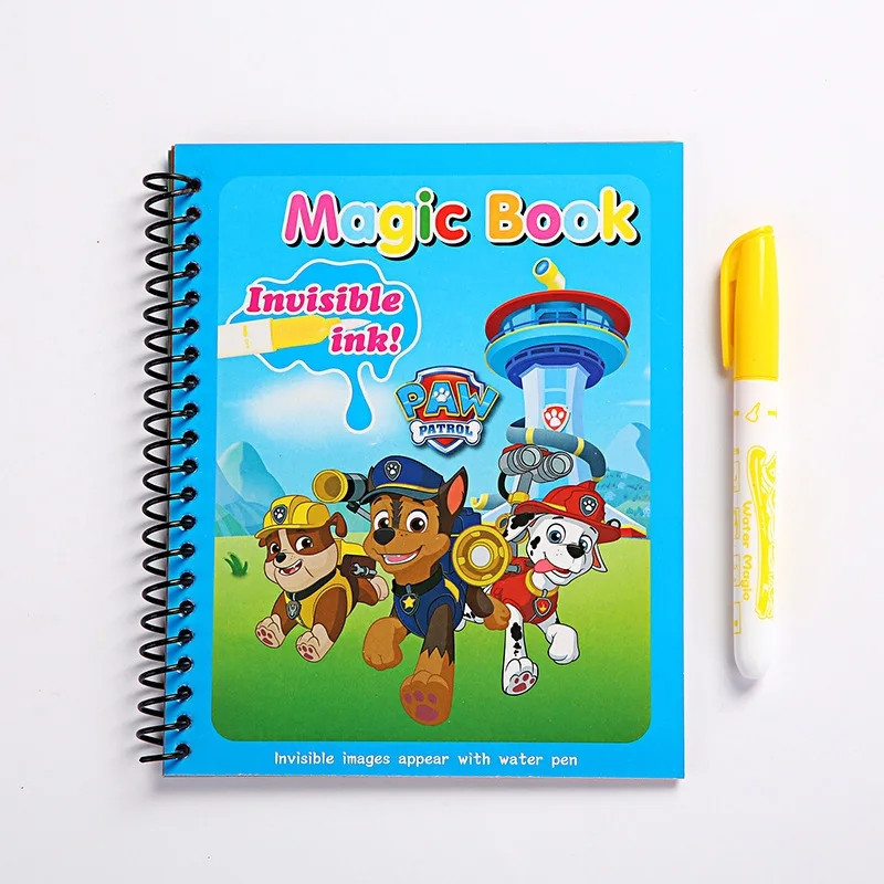 Reusable Water Magic Coloring Book - Libro da colorare con acquerelli magici