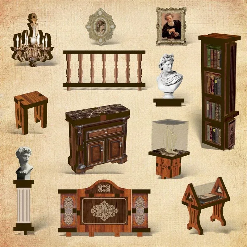 Libreria filosofica, elemento  - Diy Wooden Book Nook Kit Shelf Insert recensione e prezzo
