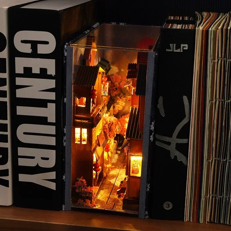 Kit fai-da-te per creare una l - Diy Wooden Book Nook Kit Shelf Insert recensione e prezzo