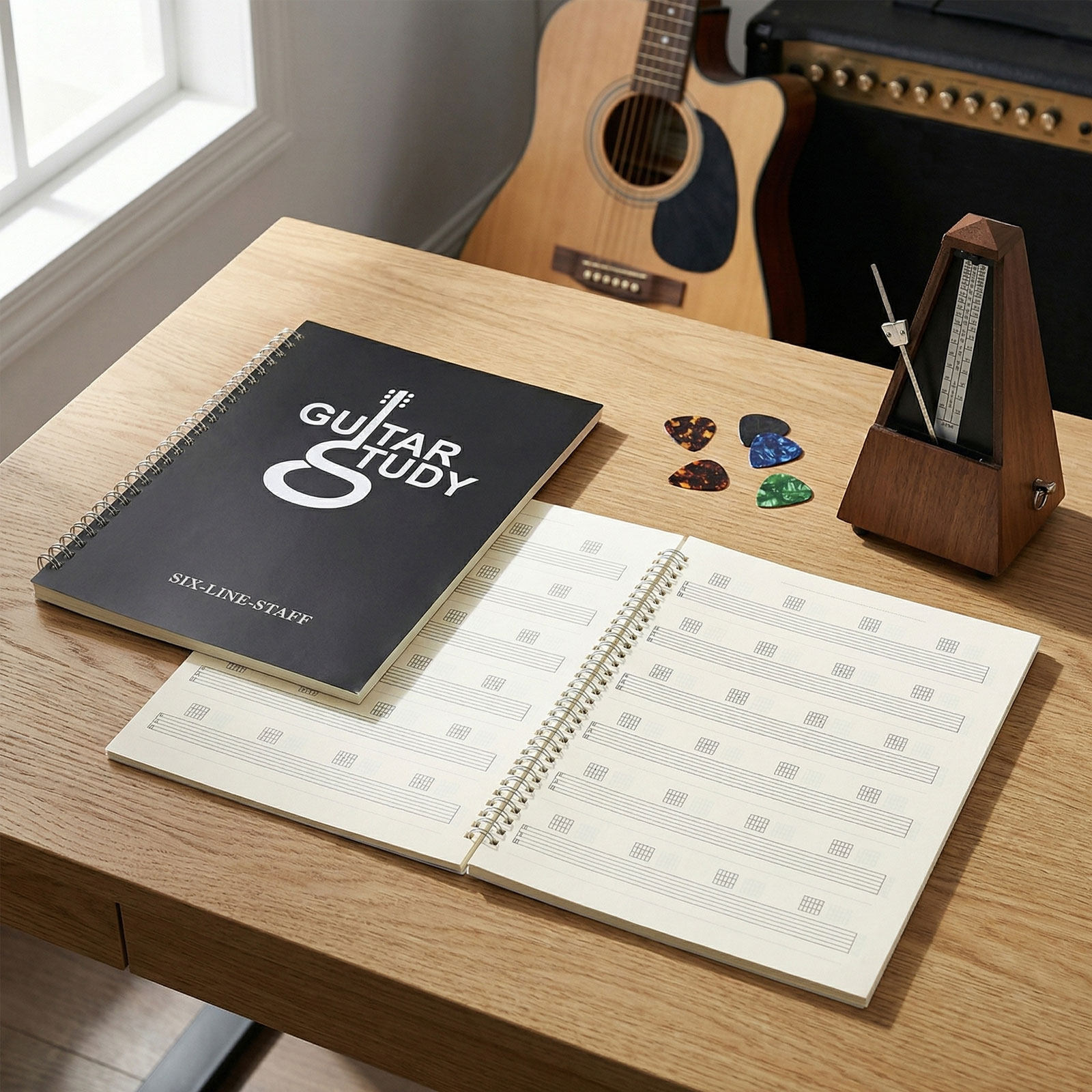2 pezzi di quaderno per partit - Blank Sheet Music Notebook recensione e prezzo